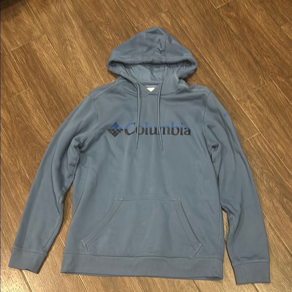Columbia Blue Sweatshirt Casual Hoodie